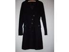 BLACK WINTER coat Black long winter coat,  from topshop, ....