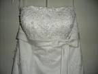 BEAUTIFUL IVORY lace wedding dress 12-14 STUNNING IVORY....