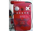 Red X-Factor Kareoke Machine with mic
