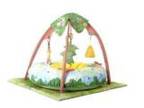TOMY WINNIE the Pooh 100 acre wood playgym A play mat....