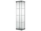 TALL GLASS DISPLAY UNIT All glass except for Top &....